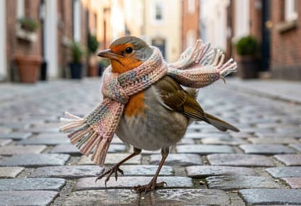 Small bird prepared for travel in Hamilton, Ontario as part of professional pet transportation services
