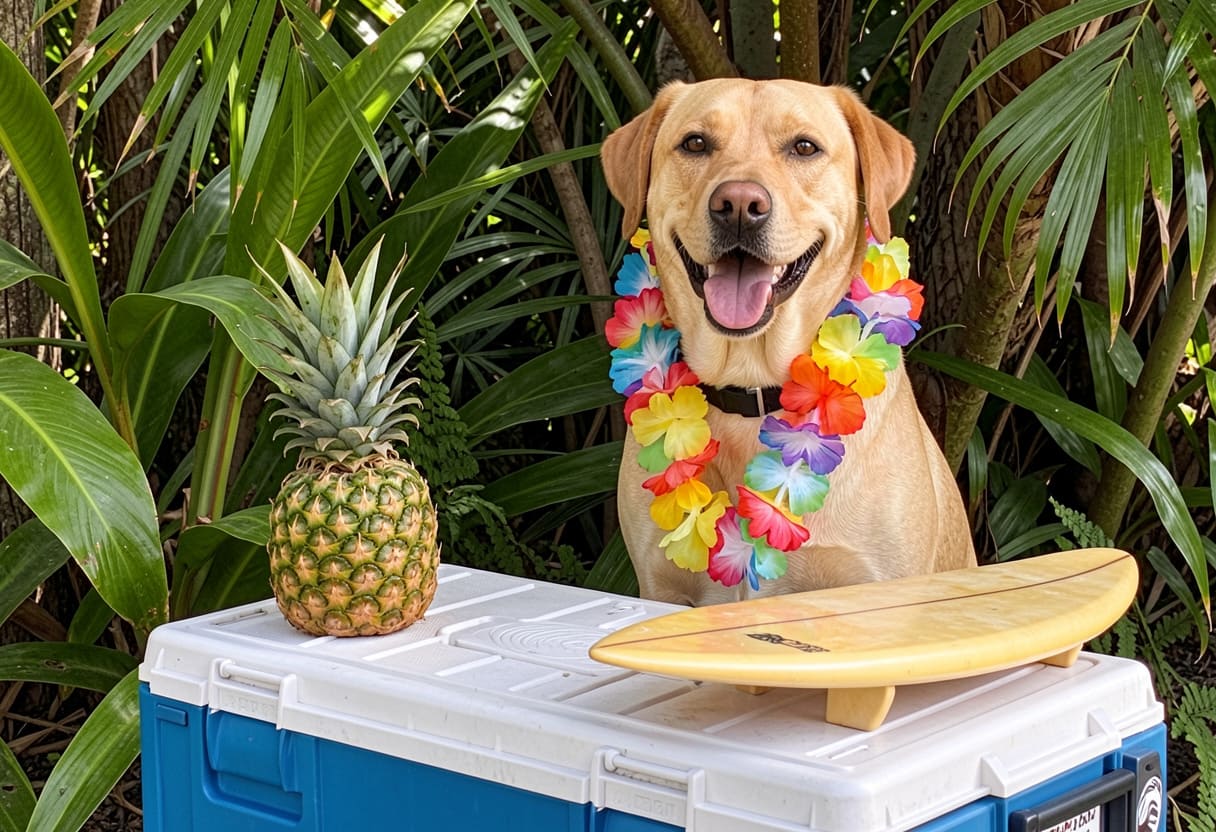 Labrador ready for pet relocation to Hawaii