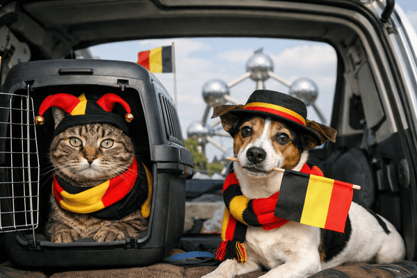 Pet shipping from Canada to Belgium
