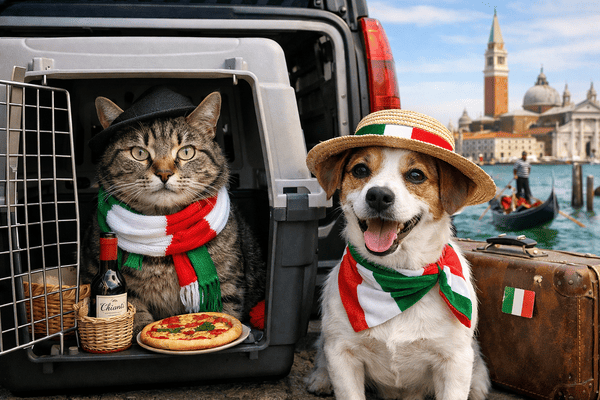 Pet shipping from Canada to Italy
