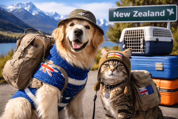 Pet shipping from Canada to New Zealand