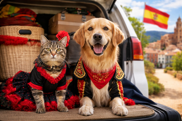 Pet shipping from Canada to Spain