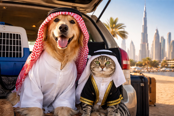 Pet shipping from Canada to Uae