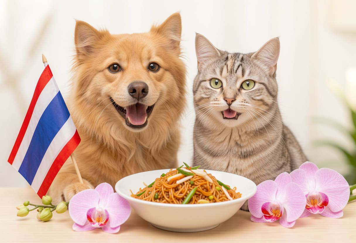 Pet shipping from Canada to Thailand